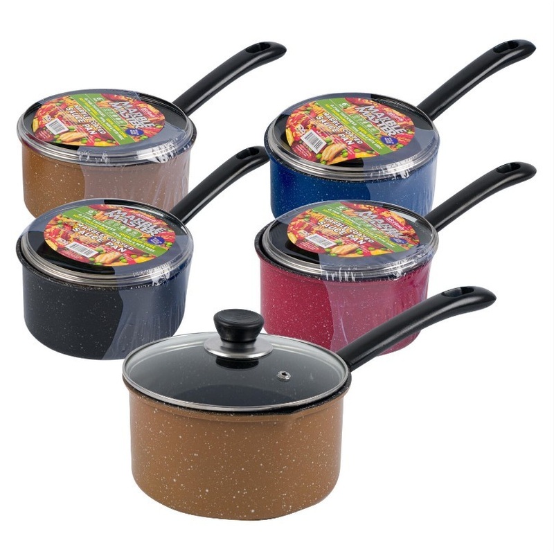 6″ Saucepans with Lid – Four Colors