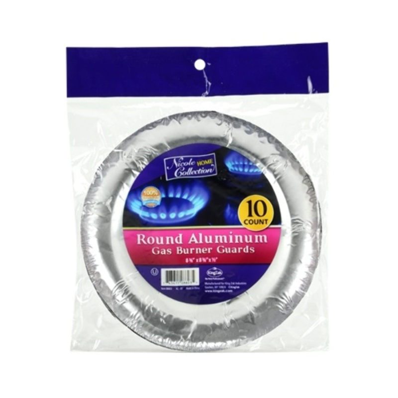 Aluminum Gas Burner Guards – Round, 10 Pack
