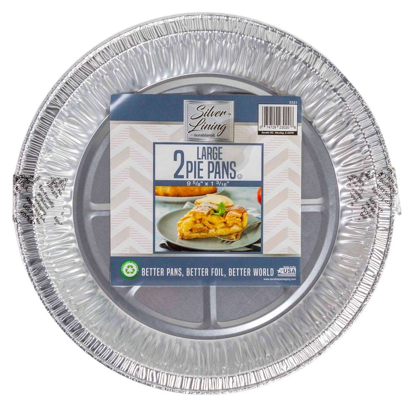 Aluminum Pie Pans – Large, 10″, 2 Pack