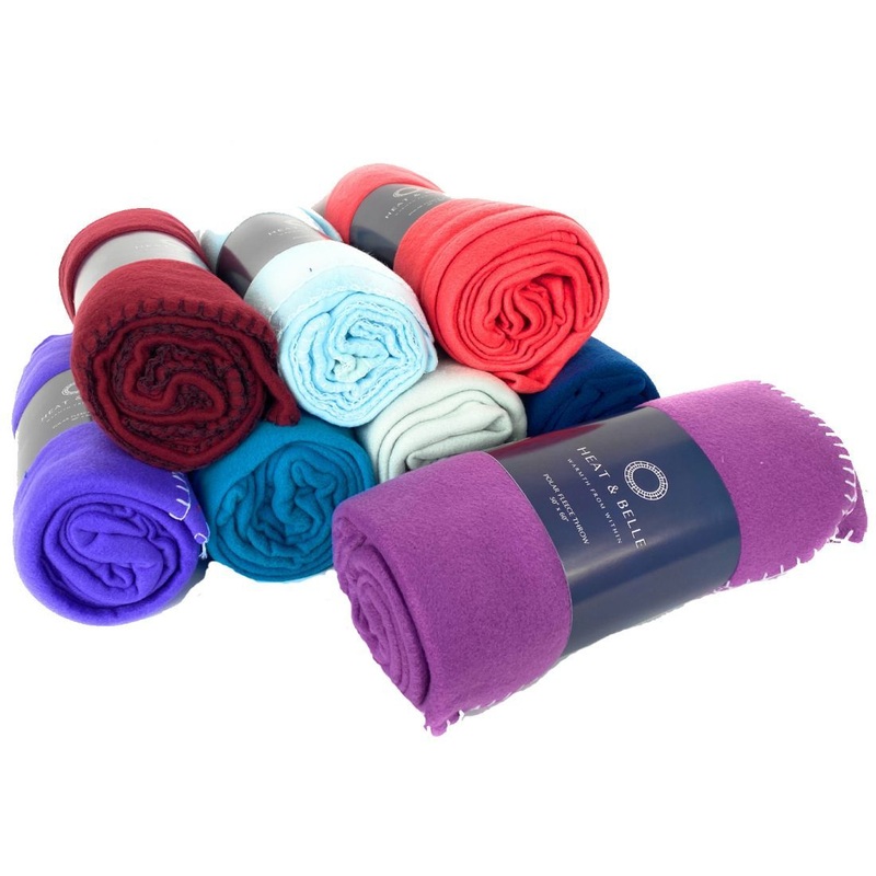 Polar Fleece Blankets – 50″ x 60″, Assorted Colors & Weights