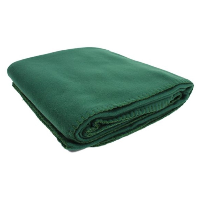 Polar Fleece Throw Blankets – Green, 50″ x 60″, 240-300 GSM
