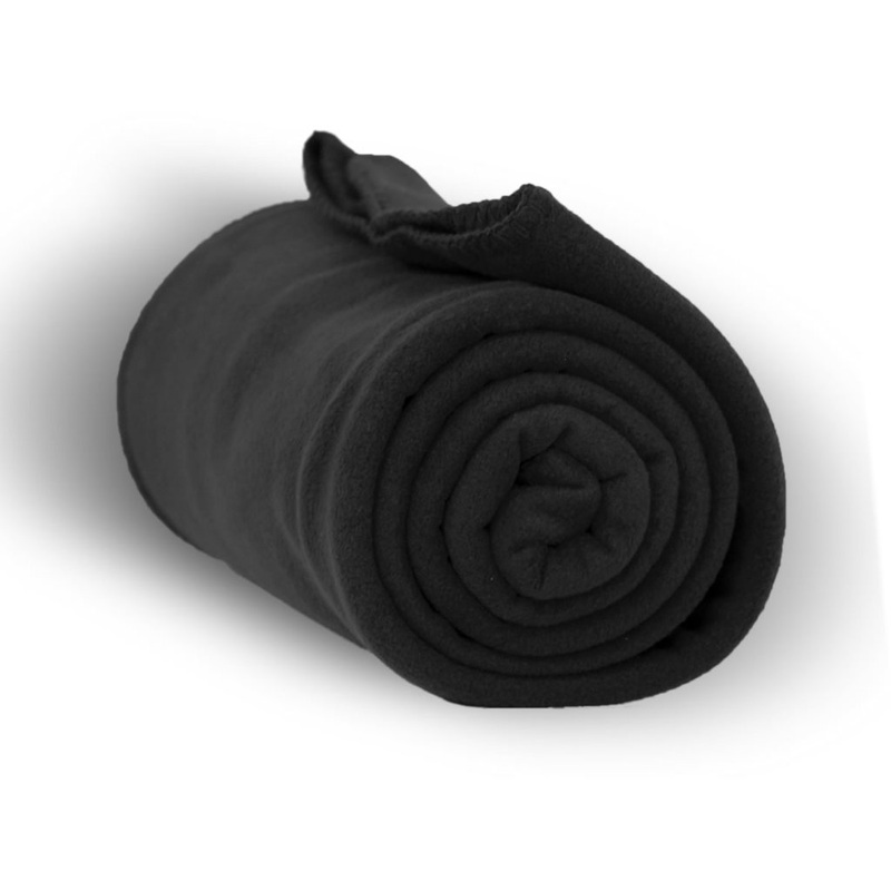 Premium Fleece Blankets – Black, 50″ x 60″