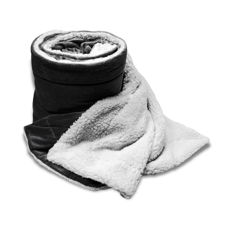 Sherpa Blankets – Black, 60″ x 72″