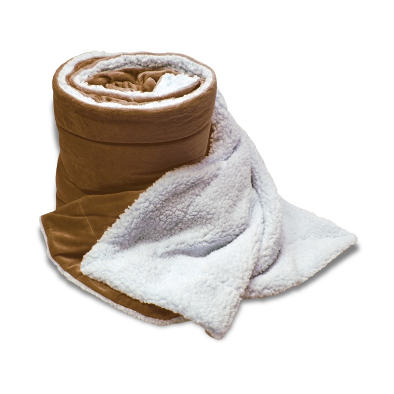 Sherpa Blankets – Camel, 60″ x 72″
