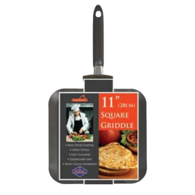 Square Non-Stick Griddle Pans – 11″x11″
