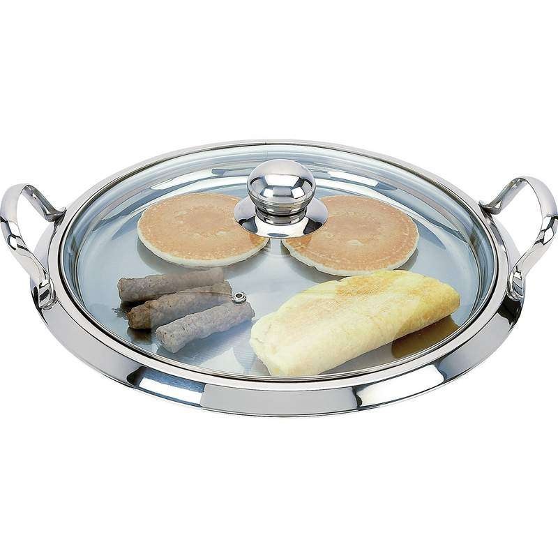 Stovetop Griddles – 14″, Stainless Steel