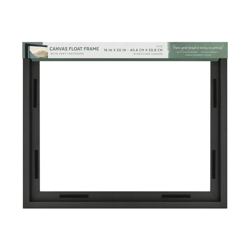MCS 16×20 Inch Mount Finished Canvases  Black Frame  16 x 20 Inch