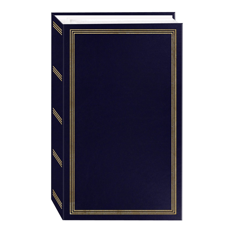 Pioneer Photo Albums STC-504 Navy Blue Photo Album, 504 Pockets 4″x6″ Navy Blue Album