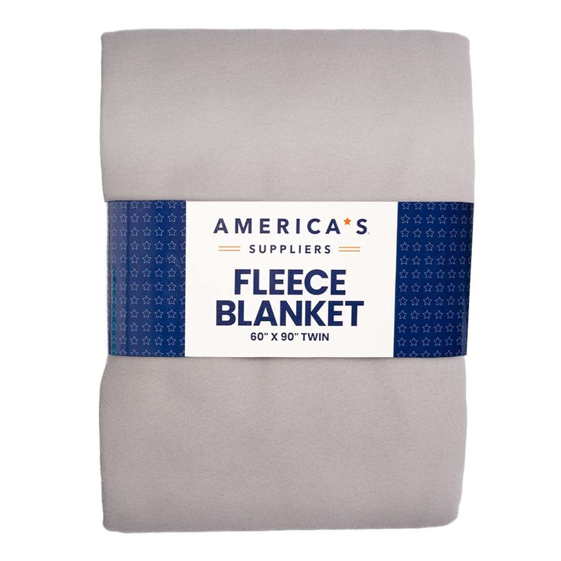 Twin Fleece Blankets – 60×90, Gray
