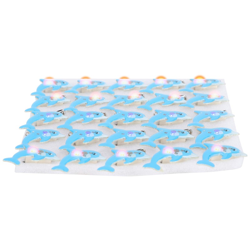 01 02 015 Shine Badge Shine Pin Practical Convenient Easy to Wear for Holiday Decoration. 5. with LED Light En for Wedding for Evening for Holiday Decoration