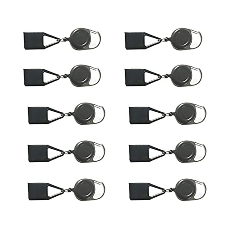 10Pcs Silicone Lighter Holder Sleeve Lighter Protective Cover Smoking Accessories with Retractable