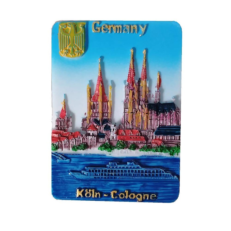 Cologne Germany 3D Fridge Magnet Travel Souvenir Gift Home & kitchen Decoration Magnetic Sticker Cologne Germany Refrigerator Magnet Collection