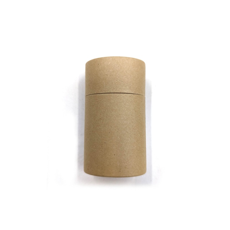 Empty Cardboard Deodorant Container 90g (3.15 oz) – Oval Shape – Push-Up Style (6-Pack Brown) 6-Pack Brown