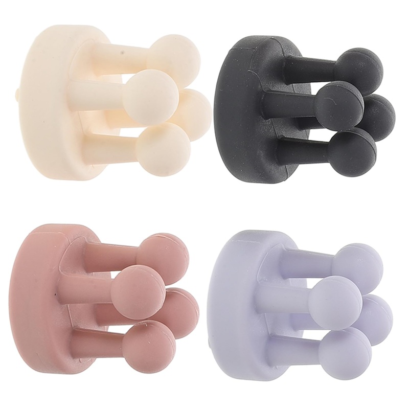 FOYTOKI 4pcs Nail- Seamless Hook Towel Hook Hanging Hooks Modern Wall Hooks Bathroom Hooks