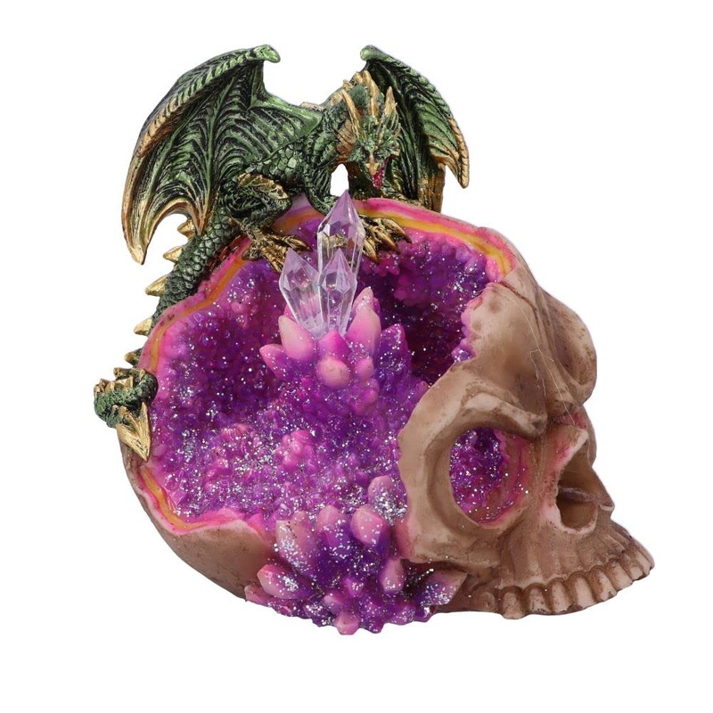 Nemesis Now Crystalline Cranium 15.7cm Pink