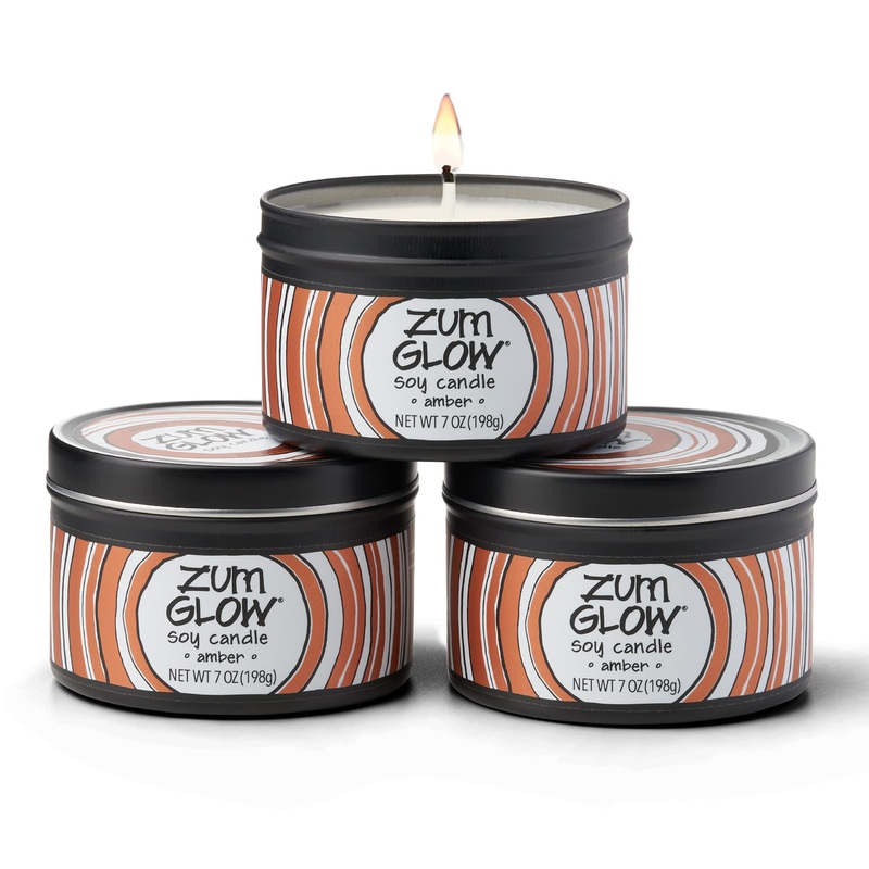 ZUM Zum Glow Soy Candle Amber 7 oz (198 g)