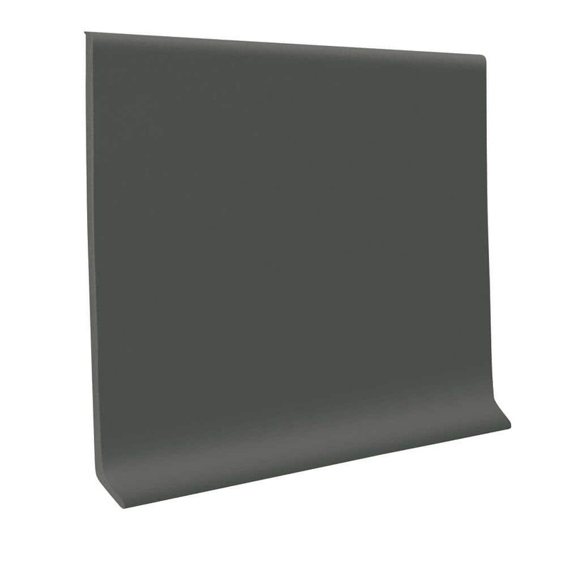 ROPPE Charcoal 4 in. x 120 ft. x 1/8 in. Thermoplastic Rubber Wall Cove Base Coil C40C73P123