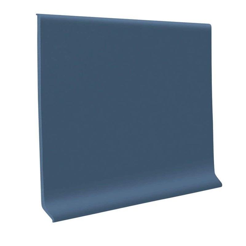 Unbranded Pinnacle Rubber Mariner 4 in. x 48 in. x 1/8 in. Wall Cove Base (30-Pieces) 40CR4P627