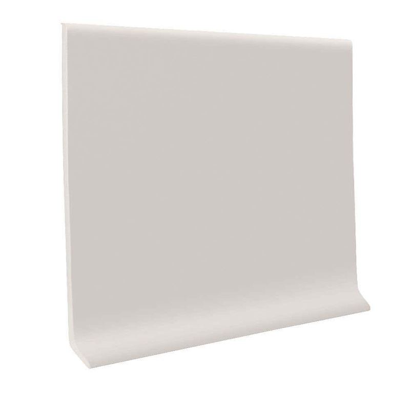 Unbranded Vinyl Natural 4 in. x 48 in. x 1/8 in. Wall Cove Base (30-Pieces) 40C83P122