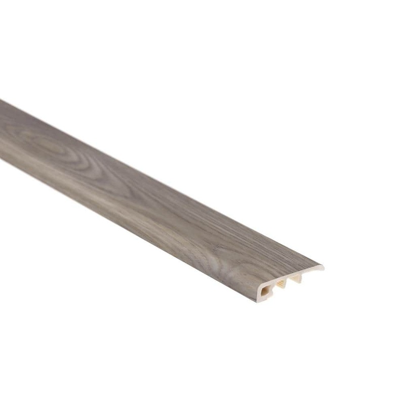 Shaw Highland Barnwell 1/8 in. T x 1-3/4 in. W x 94 in. L Vinyl Baby Threshold Molding HD42907062