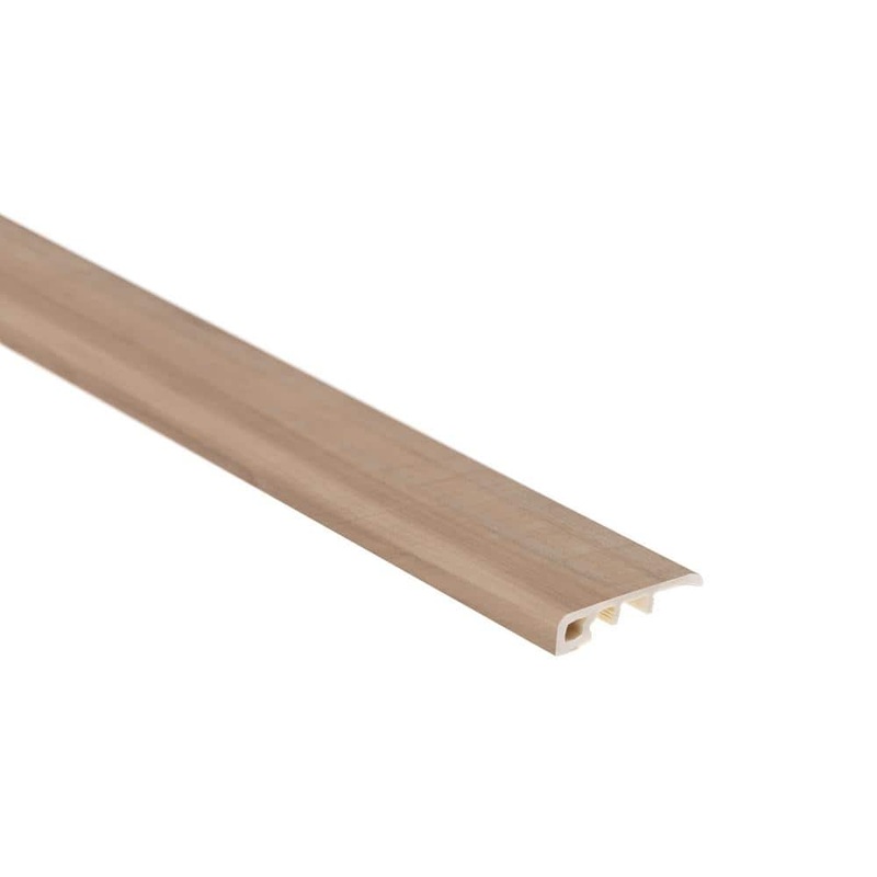 Shaw Highland Stucco 1/8 in. T x 1-3/4 in. W x 94 in. L Vinyl Baby Threshold Molding HD42900295