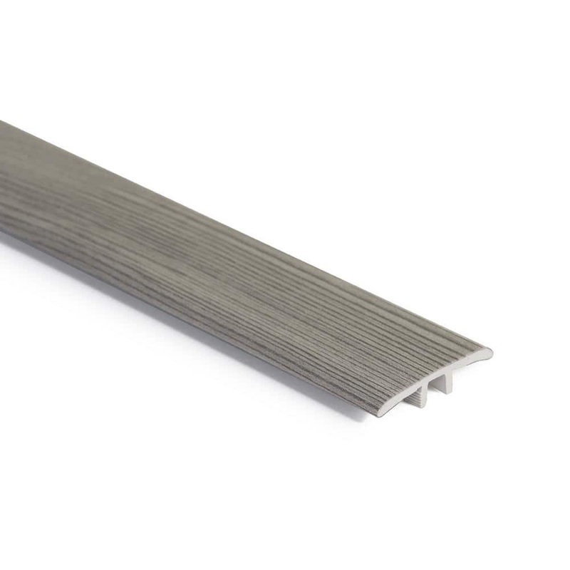 Shaw Sydney Fog 5/16 in. T x 1-3/4 in. W x 94 in. L T-Molding HDTM605052