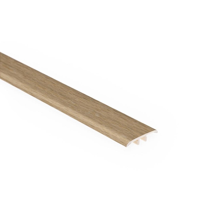 Shaw Wisteria Putty 1/8 in. T x 1-1/2 in. W x 94 in. L Vinyl Multi-Purpose Reducer Molding HDUN200343
