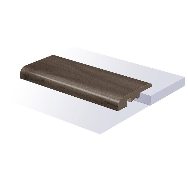 SELKIRK FLOORS Clever Klamath 0.35 in. T x 1.57 in. W x 94 in. L Waterproof Vinyl End Cap Moulding SK56507EC