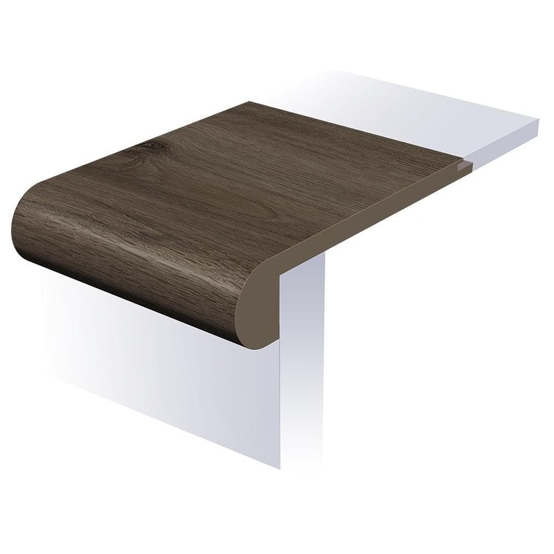 SELKIRK FLOORS Clever Klamath 1 in. T x 4-1/2 in. W x 94 in. L Waterproof Flush Stair Nose Moulding SK56507FSN