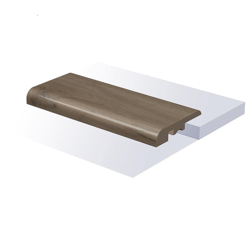 SELKIRK FLOORS Cozy Adirondack 0.35 in. T x 1.57 in. W x 94 in. L Waterproof Vinyl End Cap Moulding SK56505EC