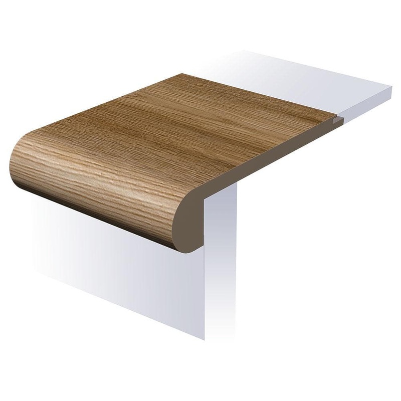 SELKIRK FLOORS Engaging Peoria 1 in. T x 4-1/2 in. W x 94 in. L Waterproof Flush Stair Nose Moulding SK55684FSN