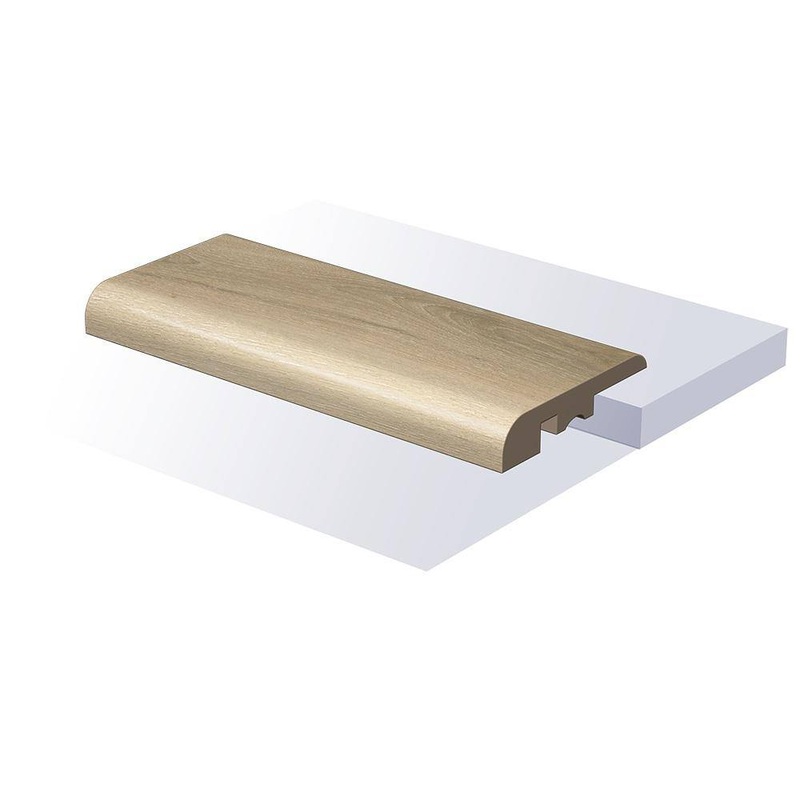 SELKIRK FLOORS Gentle Sierra 0.35 in. T x 1.57 in. W x 94 in. L Waterproof Vinyl End Cap Moulding SK56503EC