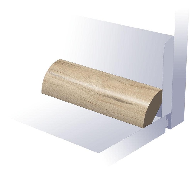 SELKIRK FLOORS Kinetic Springfield 0.8 in. T x 0.8 in. W x 94 in. L Waterproof Quarter Round Moulding SK55681QR