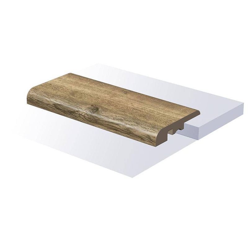 SELKIRK FLOORS New Harbor 0.35 in. T x 1.57 in. W x 94 in. L Waterproof Vinyl End Cap Moulding SK70002EC