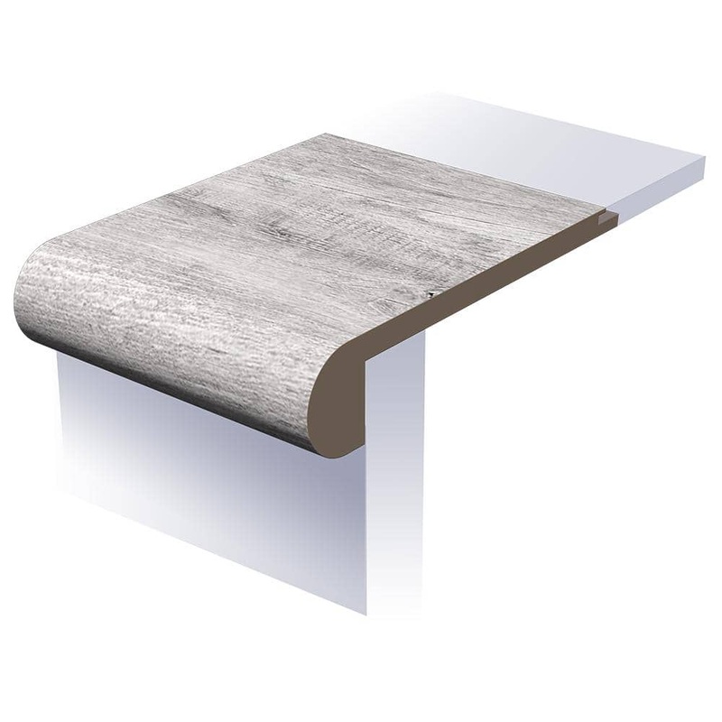 SELKIRK FLOORS Rare Sea Scape 1 in. T x 4-1/2 in. W x 94 in. L Waterproof Flush Stair Nose Moulding SK70003FSN