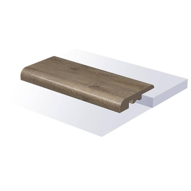 SELKIRK FLOORS Scenic Lake Shore 0.35 in. T x 1.57 in. W x 94 in. L Waterproof Vinyl End Cap Moulding SK70005EC