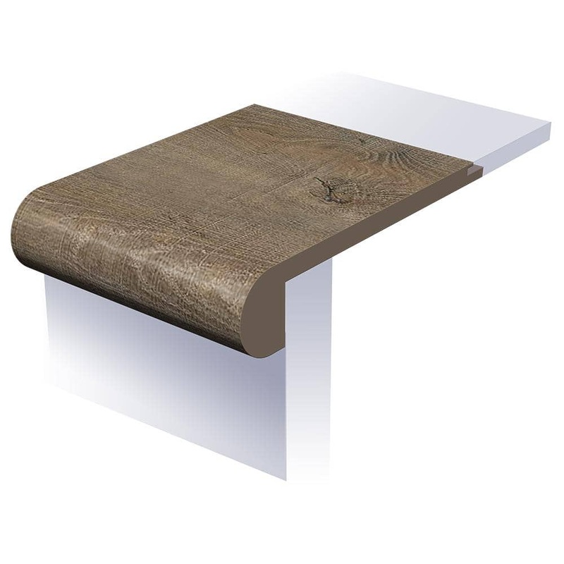 SELKIRK FLOORS Scenic Lake Shore 1 in. T x 4-1/2 in. W x 94 in. L Waterproof Flush Stair Nose Moulding SK70005FSN