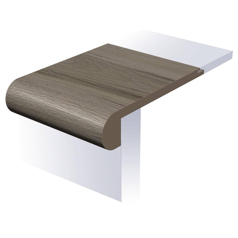 SELKIRK FLOORS Trusted Rockford 1 in. T x 4-1/2 in. W x 94 in. L Waterproof Flush Stair Nose Moulding SK55682FSN