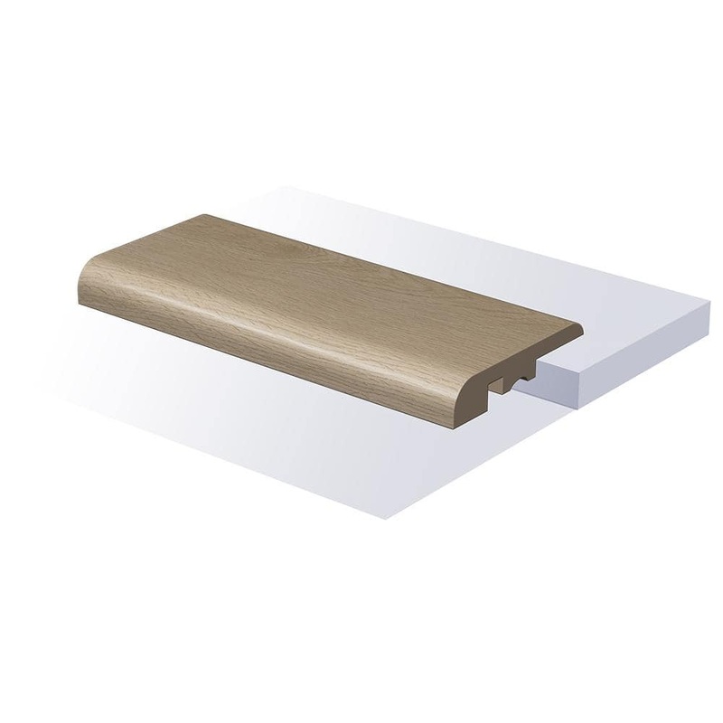 SELKIRK FLOORS Tumbled Sea Glass 0.35 in. T x 1.57 in. W x 94 in. L Waterproof Vinyl End Cap Moulding SK70007EC