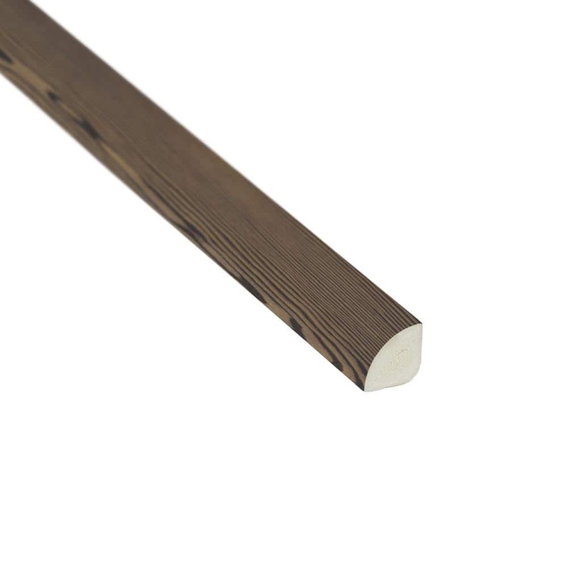 Shaw Pinebrooke Clay 11/16 in. T x 5/8 in. W x 94 in. L Quarter Round Molding HDQT600812