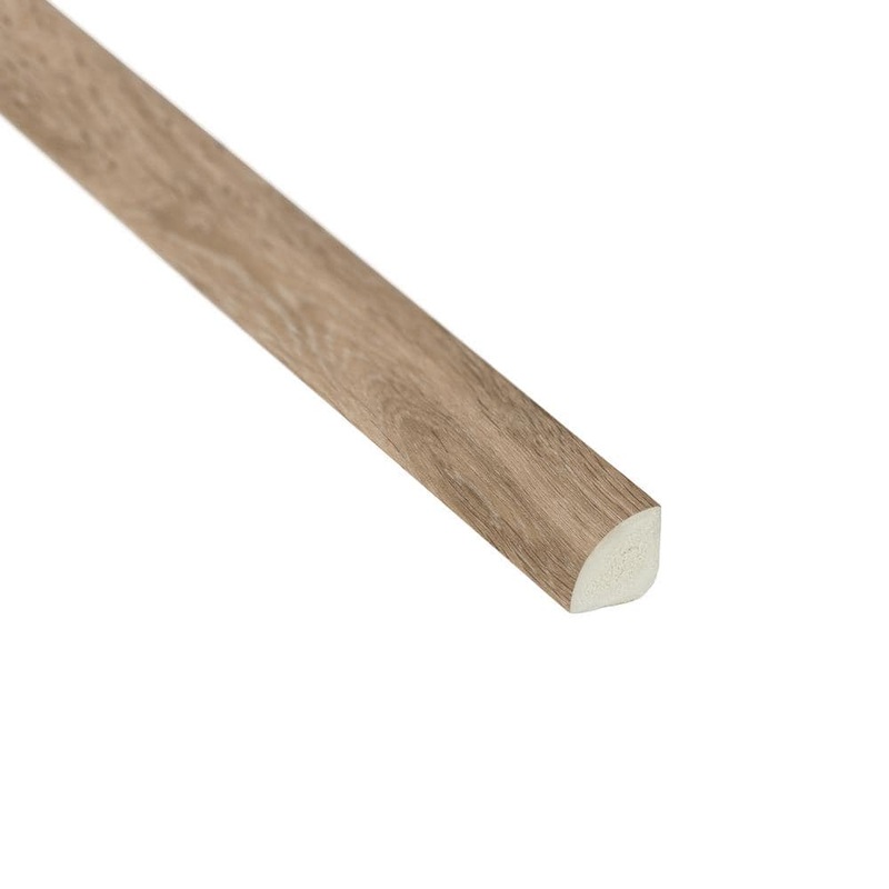 Shaw Wisteria Park Tannery 3/4 in. T x 5/8 in. W x 94 in. L Vinyl Quarter Round Molding HDQT100235