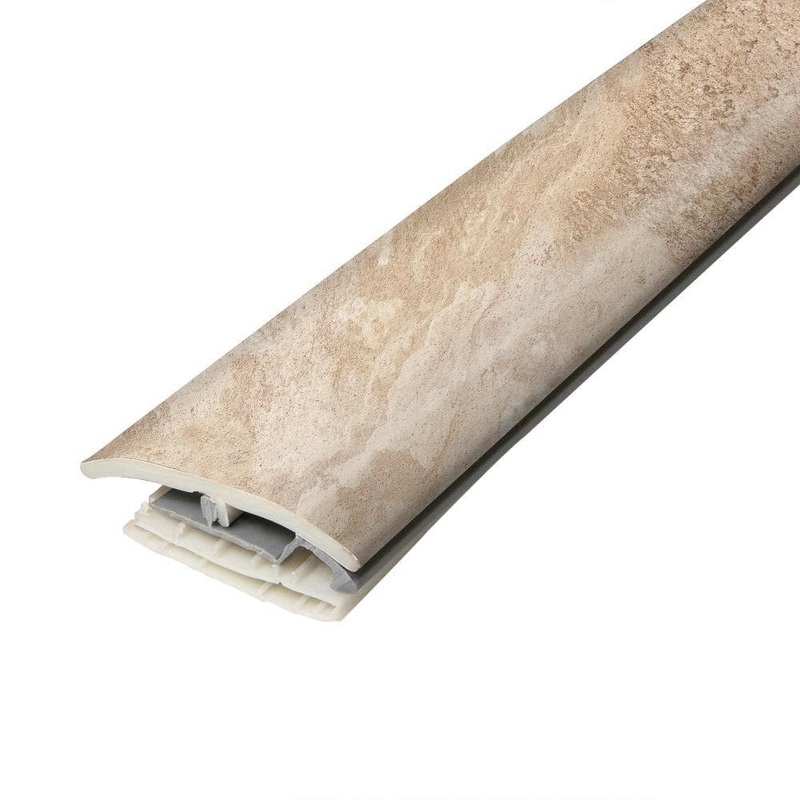 PERFORMANCE ACCESSORIES Almond 0.31 in. T x 2 in. W x 78.7 in. L Vinyl 4-in-1 Molding V4IN1-05968