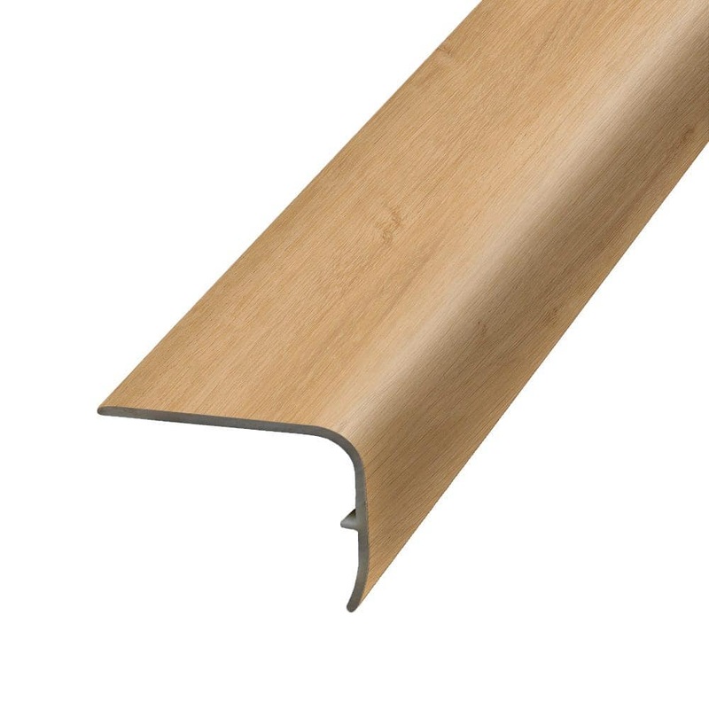 PERFORMANCE ACCESSORIES Glastonbury 1.32 in. Thick x 1.88 in. Wide x 78.7 in. Length Vinyl Stair Nose Molding VSNP-07648