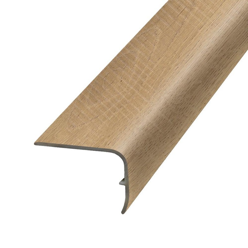 PERFORMANCE ACCESSORIES Sesame 1.32 in. Thick x 1.88 in. Wide x 78.7 in. Length Vinyl Stair Nose Molding VSNP-07640