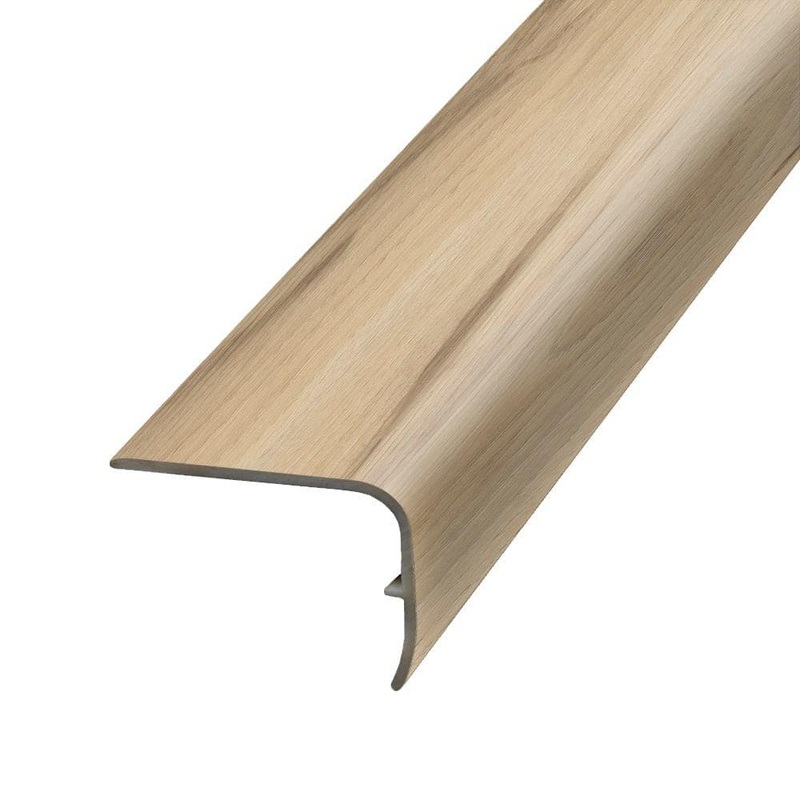 PERFORMANCE ACCESSORIES Sword 1.32 in. Thick x 1.88 in. Wide x 78.7 in. Length Vinyl Stair Nose Molding VSNP-06782