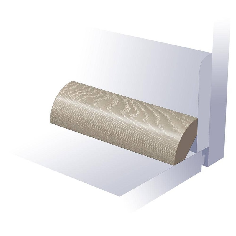 SELKIRK FLOORS Crested Mira Mar 0.8 in. T x 0.8 in. W x 94 in. L Waterproof Quarter Round Moulding SK55665QR