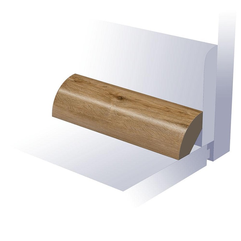 SELKIRK FLOORS Engaging Peoria 0.8 in. T x 0.8 in. W x 94 in. L Waterproof Quarter Round Moulding SK55684QR