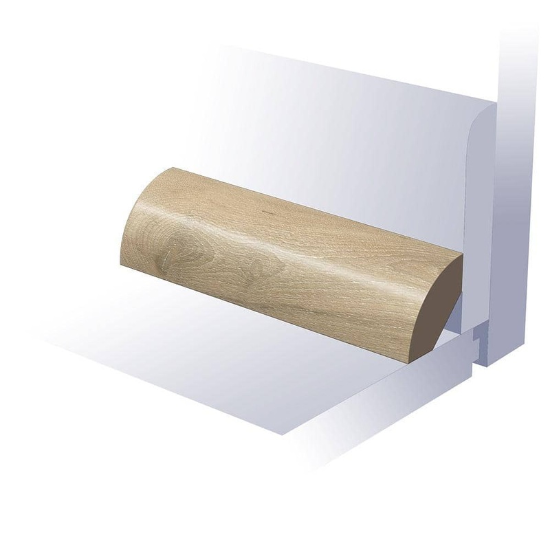 SELKIRK FLOORS Gentle Sierra 0.8 in. T x 0.8 in. W x 94 in. L Waterproof Quarter Round Moulding SK56503QR