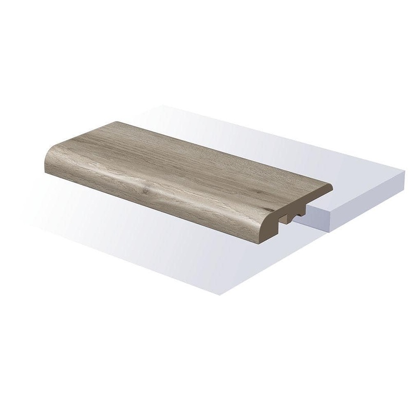 SELKIRK FLOORS Gusty Branson 0.35 in. T x 1.57 in. W x 94 in. L Waterproof Vinyl End Cap Moulding SK55687EC