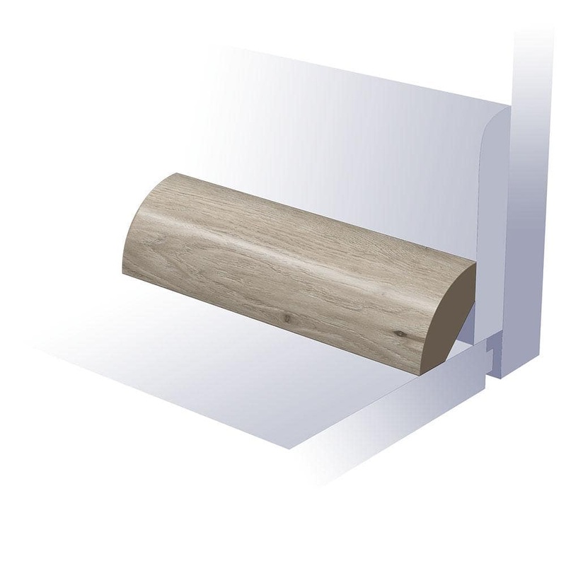 SELKIRK FLOORS Gusty Branson 0.8 in. T x 0.8 in. W x 94 in. L Waterproof Quarter Round Moulding SK55687QR